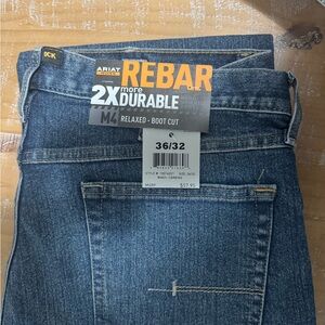 Ariat M4 Rebar DuraStretch Jeans - Blue